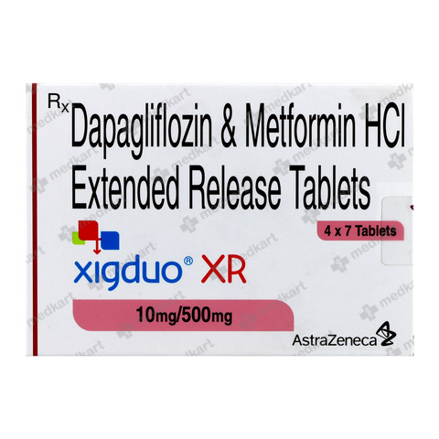 XIGDUO XR 10/500MG TABLET 7'S