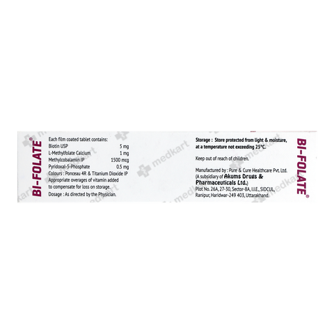 BI FOLATE TABLET 15'S