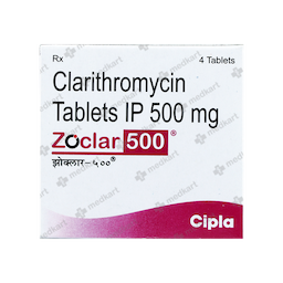 ZOCLAR 500MG TABLET 4'S