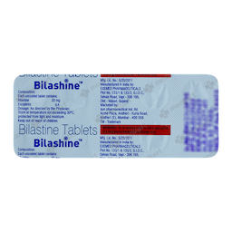 BILASHINE 20MG TABLET 10'S