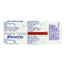 BILASURE 20MG TABLET 10'S