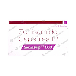 ZONISEP 100MG CAPSULE 10'S