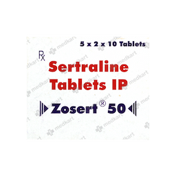 ZOSERT 50MG TABLET 10'S