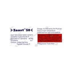 ZOSERT 50MG TABLET 10'S