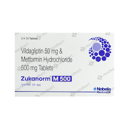 ZUKANORM M 500MG TABLET 10'S