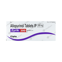 ZYRIK 300MG TABLET 10'S