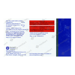 GLUCRETA M 10/500MG TABLET 10'S