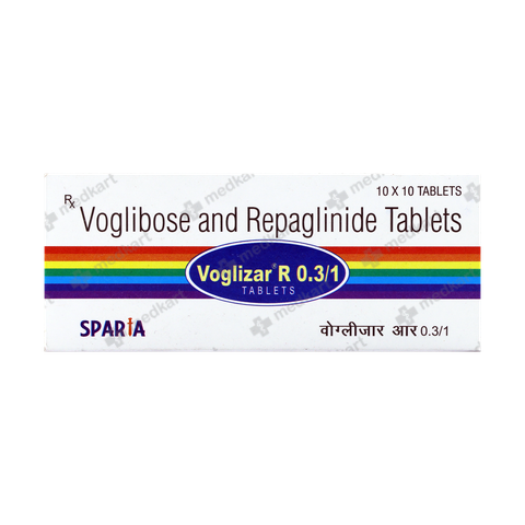 VOGLIZAR R 0.3MG TABLET 10'S