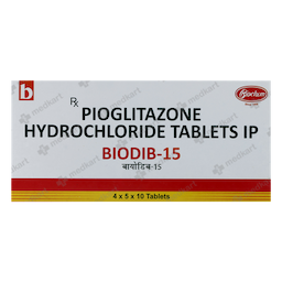 BIODIB 15MG TABLET 10'S