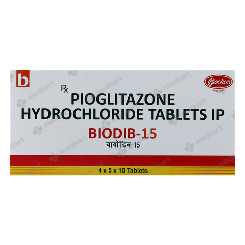 BIODIB 15MG TABLET 10'S