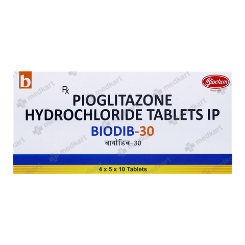 BIODIB 30MG TABLET 10'S