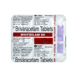 BRITZILAM 50MG TABLET 15'S