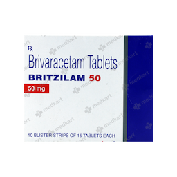 BRITZILAM 50MG TABLET 15'S