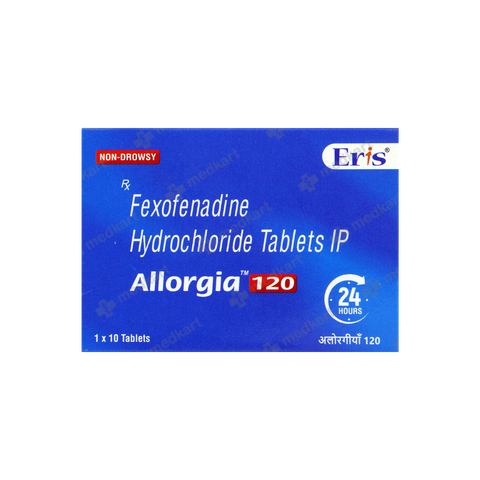 ALLERMINATE (ALLORGIA) 120MG TABLET 10'S