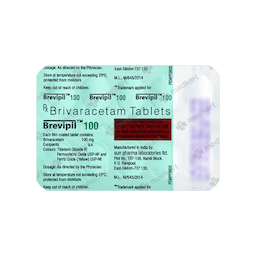 BREVIPIL 100MG TABLET 10'S