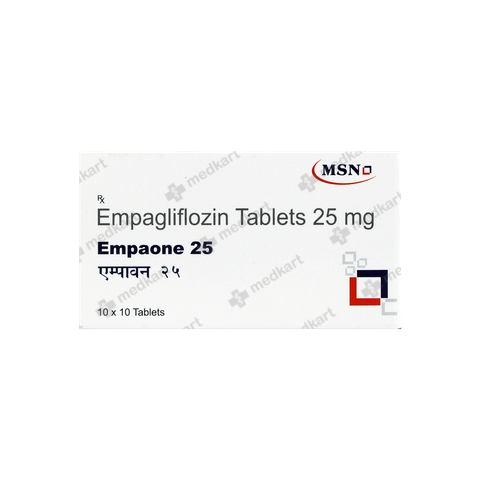 EMPAONE 25MG TABLET 10'S