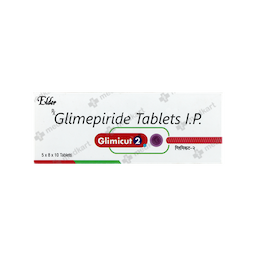 GLIMICUT 2MG TABLET 10'S