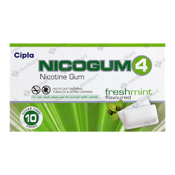 NICOGUM 4MG (FRESHMINT) TABLET 12'S