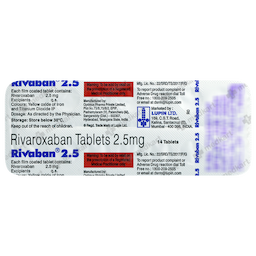 RIVABAN 2.5MG TABLET 14'S