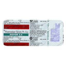 ROVOR 2.5MG TABLET 10'S