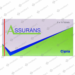 ASSURANS 20MG TABLET 15'S