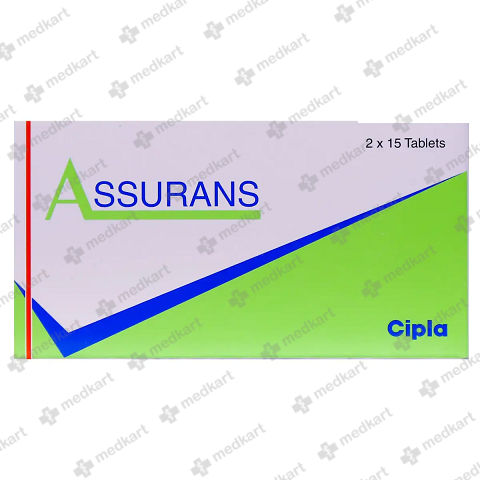 ASSURANS 20MG TABLET 15'S