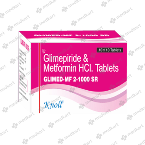 GLIMED MF 2/1000SR TABLET 10'S