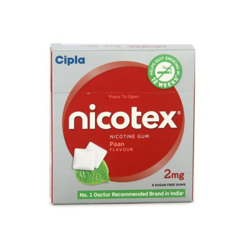 NICOTEX 2MG PAAN TABLET 9'S