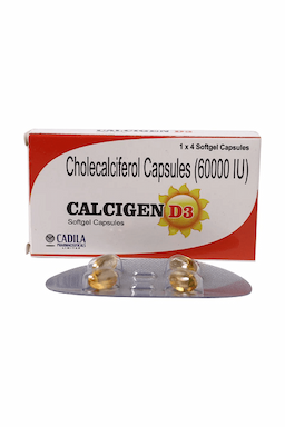 CALCIGEN D3 SOFT GEL TABLET 4'S