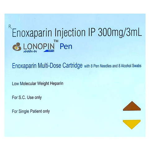 LONOPIN PEN 300MG INJECTION 3 ML