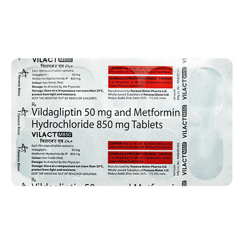 VILACT M 850MG TABLET 10'S