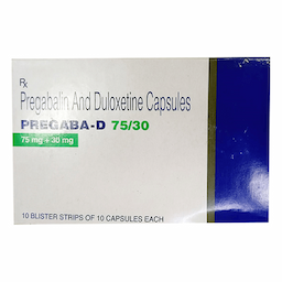 PREGABA D 75/30MG CAPSULE 10'S