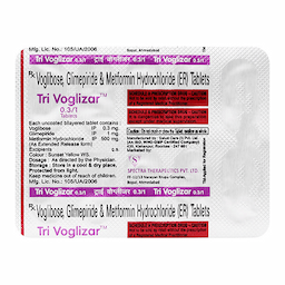 TRIVOGLIZAR 0.3/1MG TABLET 10'S