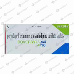 COVERSYL AM 4/10MG TABLET 10'S