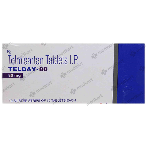 TELDAY 80MG TABLET 10'S