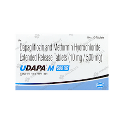 UDAPA M XR 10/500MG TABLET 10'S