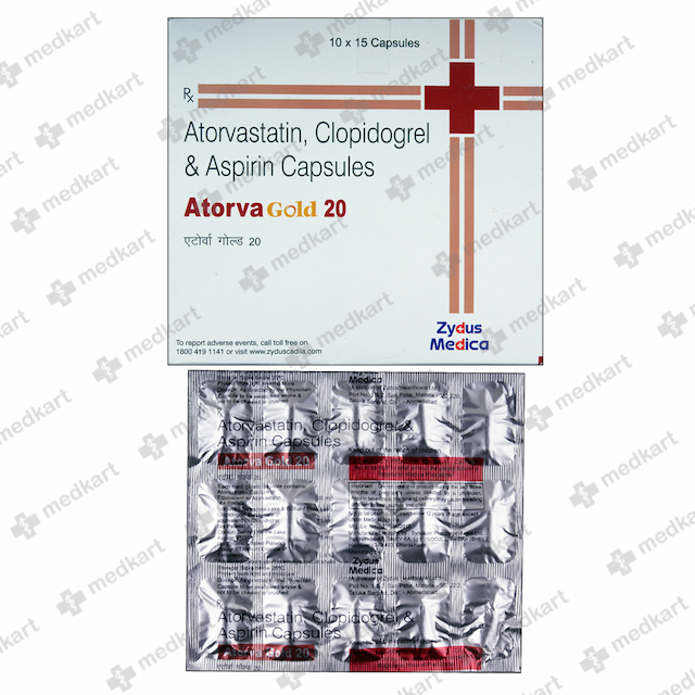 ATORVA GOLD 20MG TABLET 15'S