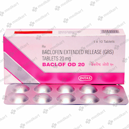 BACLOF OD 20MG TABLET 10'S