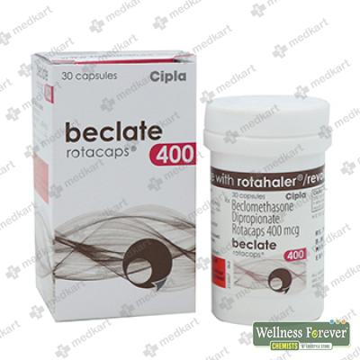 BECLATE 400MCG ROTACAP 30'S