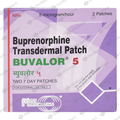 BUVALOR 5MG PATCH 1X2