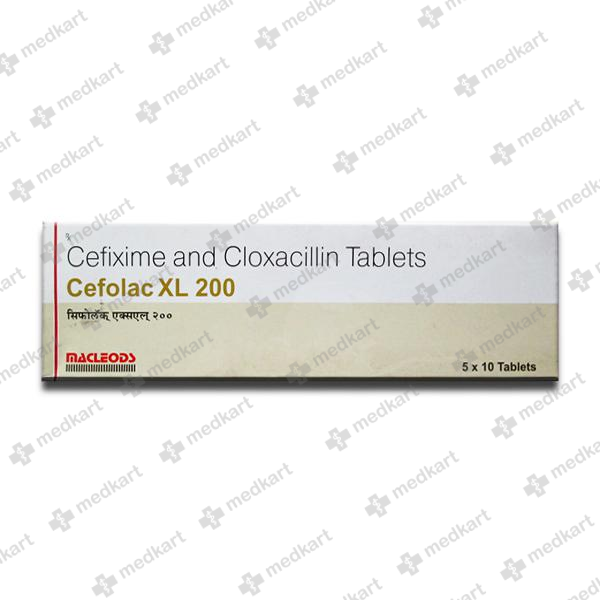 CEFOLAC XL 200MG TABLET 10'S