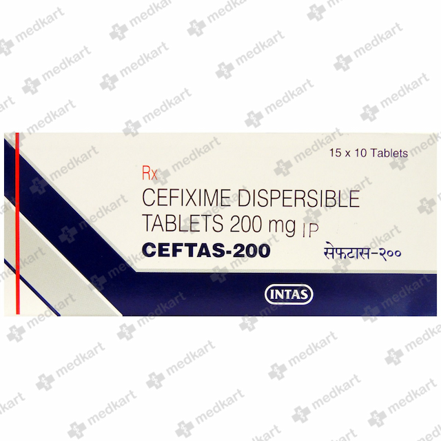 CEFTAS 200MG TABLET 10'S