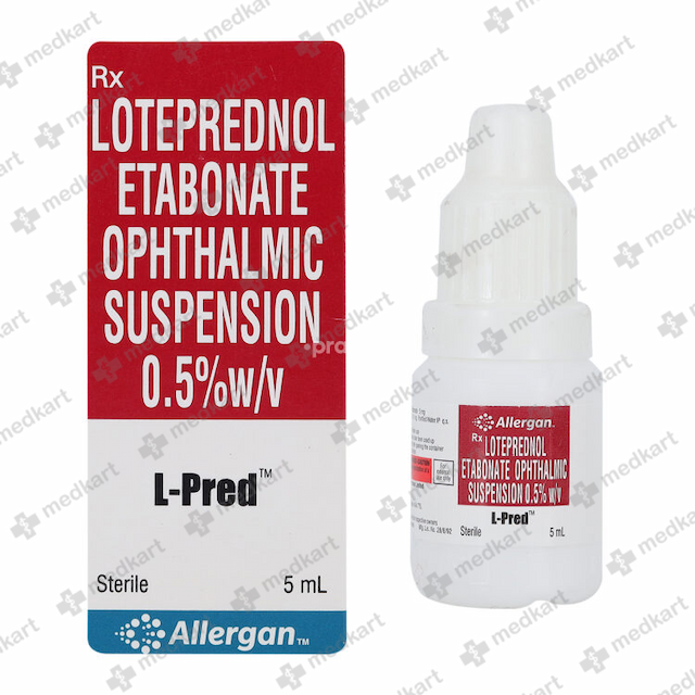 L PRED EYE DROPS 5 ML