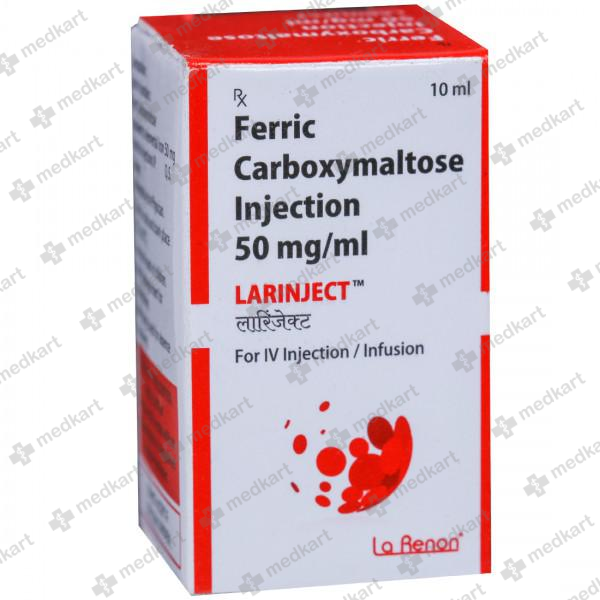 LARINJECT 50MG/ML INJECTION 10 ML