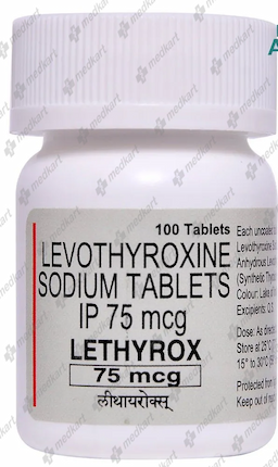 LETHYROX 75MCG TABLET 100'S