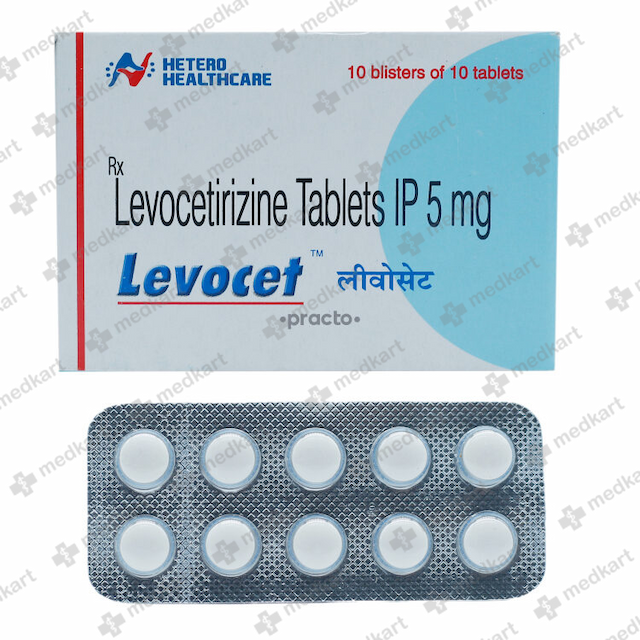 LEVOCET 5MG TABLET 10'S