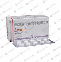 LEVOSIZ 5MG TABLET 15'S