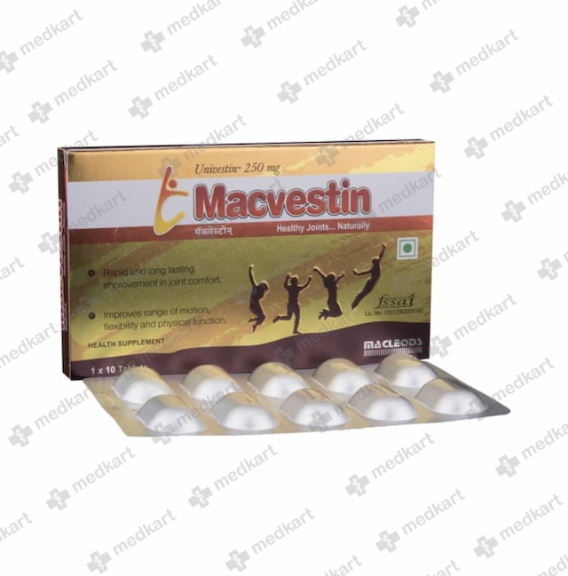 MACVESTIN 250MG TABLET 10'S