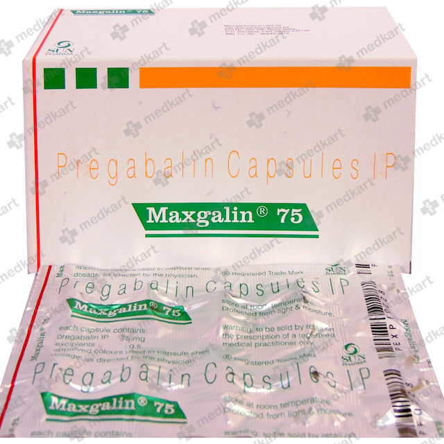 MAXGALIN 75MG CAPSULE 10'S