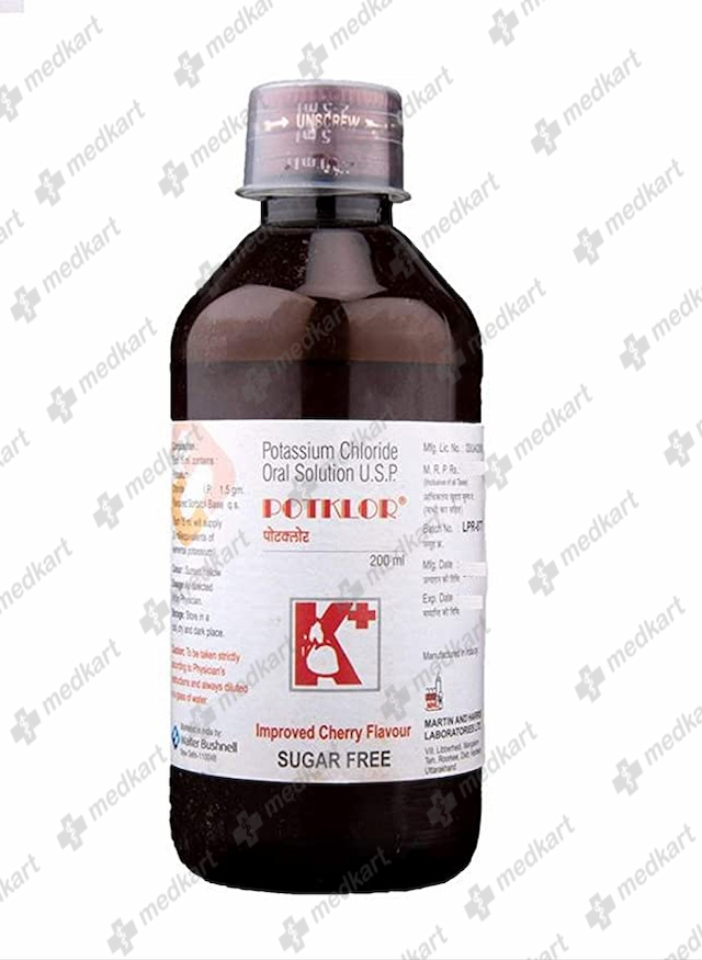 POTKLOR SYRUP 200 ML